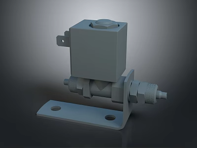 Durable Hardware Tool With Square Body Base Plate Adjustable Knob And Metal Fittings 3d model