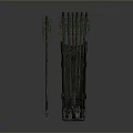Crossbow Bow Bow Arrow Crossbow Crossbow Mechanical Crossbow Shifting Bow Bow and Arrow Shoot Distal Equipment Weapons 3d model