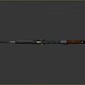 Vintage Military Rifle Featuring Wooden Stock Metal Components And Detailed Magazine