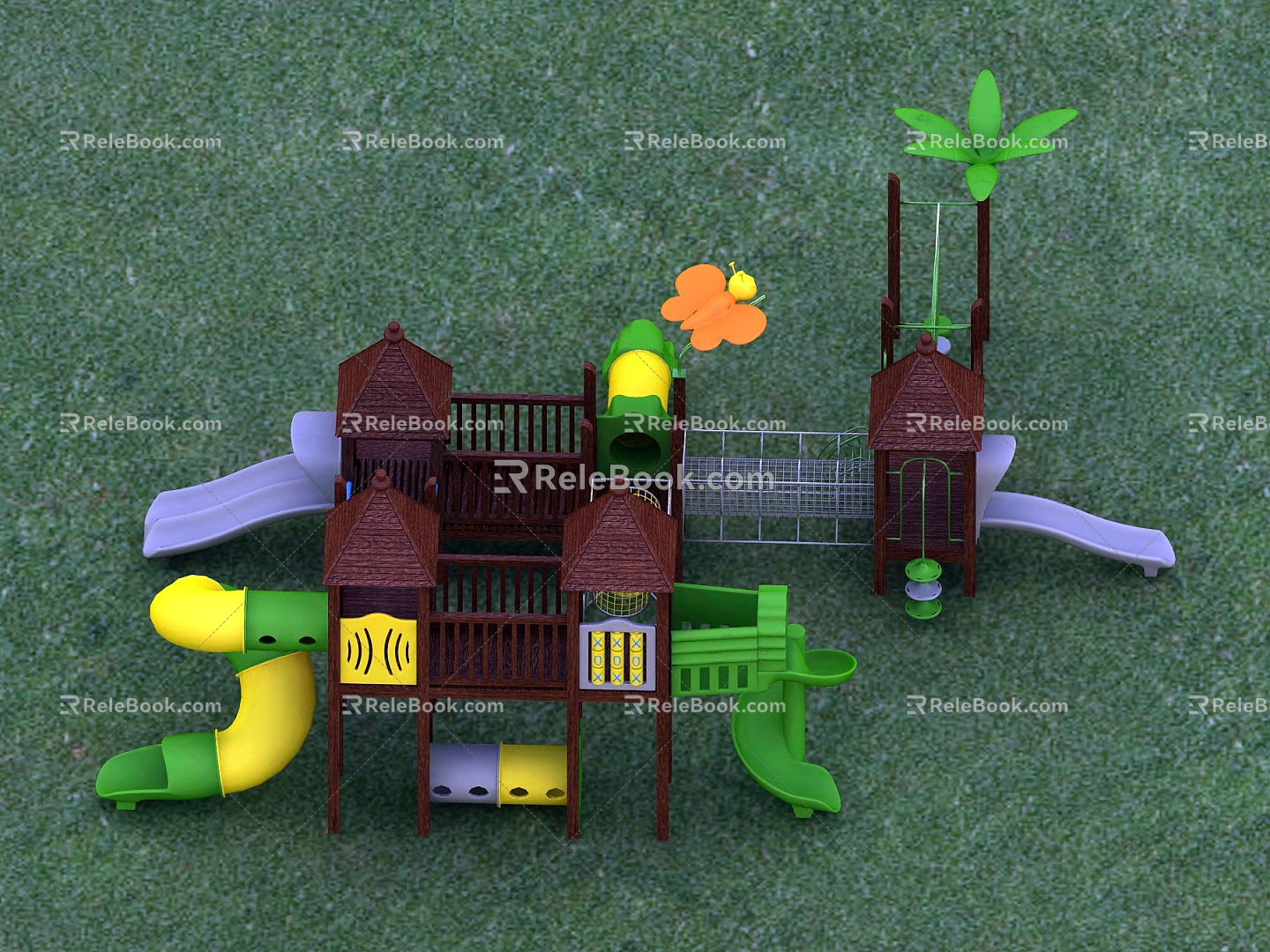 Amusement park props toys 3d model