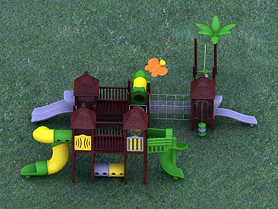 Amusement park props toys 3d model