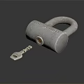 Modern lock 3d model