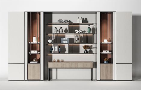 Modern Decorative Cabinet 3d model