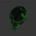 Sci-Fi Helmet Alien Helmet-Helmet High Tech Helmet Game Helmet 3d model