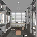 Modern Cloakroom 3d model