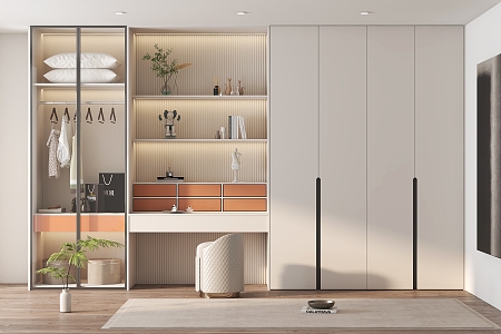 Modern wardrobe 3d model