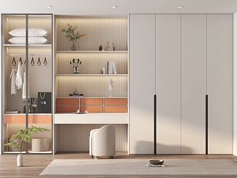 Modern wardrobe 3d model