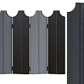 Screen partition 3d model