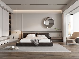 Modern Bedroom 3d model