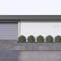 Modern Entrance Gate Design For House With Number Fence Garage And Plants