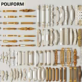 Poliform Various Handle Designs In Different Styles And Materials For Furniture And Cabinets