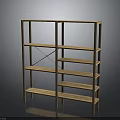 Open Natural Wood Bookshelf With Multiple Layered Shelves And Functional Storage
