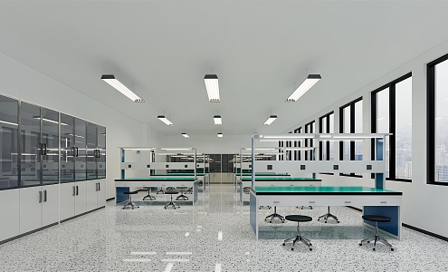 Modern Laboratory 3d model