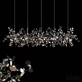 Sparkling Multi Tier Modern Chandelier With Crystal Elements And Decorative Design