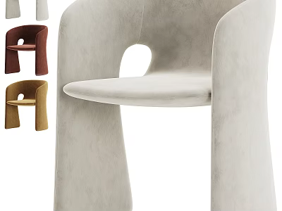 Modern Stylish Armchair With Multiple Color Options And Unique Design 3d model