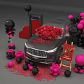 Car Delivery Ceremony Meichen 3d model