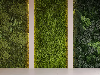Green Plant Wall Plant Decorative Wall Green Plant Wall Moss Green Plant Wall Green Plant Decorative Wall Green Plant Background Wall 3d model
