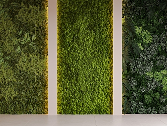 Green Plant Wall Plant Decorative Wall Green Plant Wall Moss Green Plant Wall Green Plant Decorative Wall Green Plant Background Wall 3d model