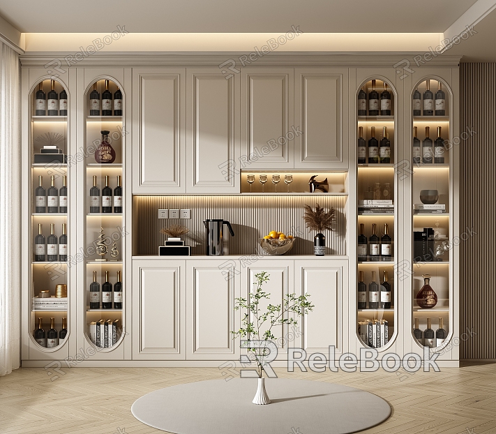 American Wine Cabinet model