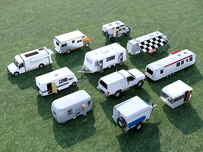 Modern RV 3d model Modern RV 3d model