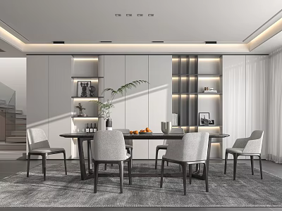 Modern Restaurant 3d model