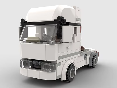 Lego toy building blocks truck head truck head optimus prime container head 3d model
