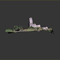 Monuments Sites Sites Sites Ruins Castle Fortress Ancient Castle Ancient Ruins Realistic 3d model