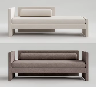 Modern chaise longues 3d model