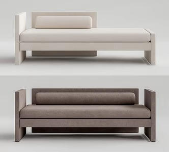 Modern chaise longues 3d model