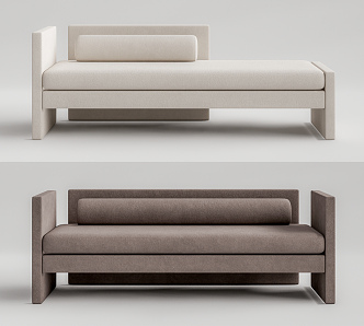 Modern chaise longues 3d model