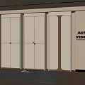 Elegant Modern White Decorative Cabinets With Gold Accents And Minimalist Design