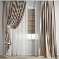 Modern Curtains 3d model