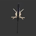 Intelligent Machine With Tripod Stand And Barrel Structure For Automated Precision Tasks