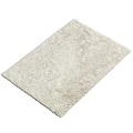 White Square Rugs Soft Plush Texture For Modern Living Room Decor