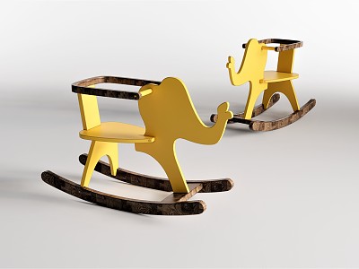 Modern Trojan Horse Stool Low Stool Leisure Rocking Chair Children Stool Animal Stool Trojan Horse Stool Elephant Stool model