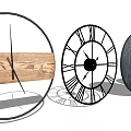 Various Stylish Clocks With Wooden Roman Numerals Marble And Minimalist Designs For Home Decor