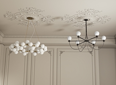 French chandelier 3d model