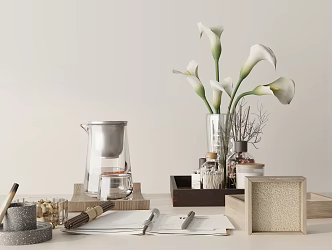 Modern ornaments combination 3d model