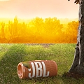 Outdoor speaker grass landscape 3d model