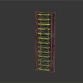 Durable Vertical Metal Frame Equipment Featuring Yellow Strip Components For Industrial Use
