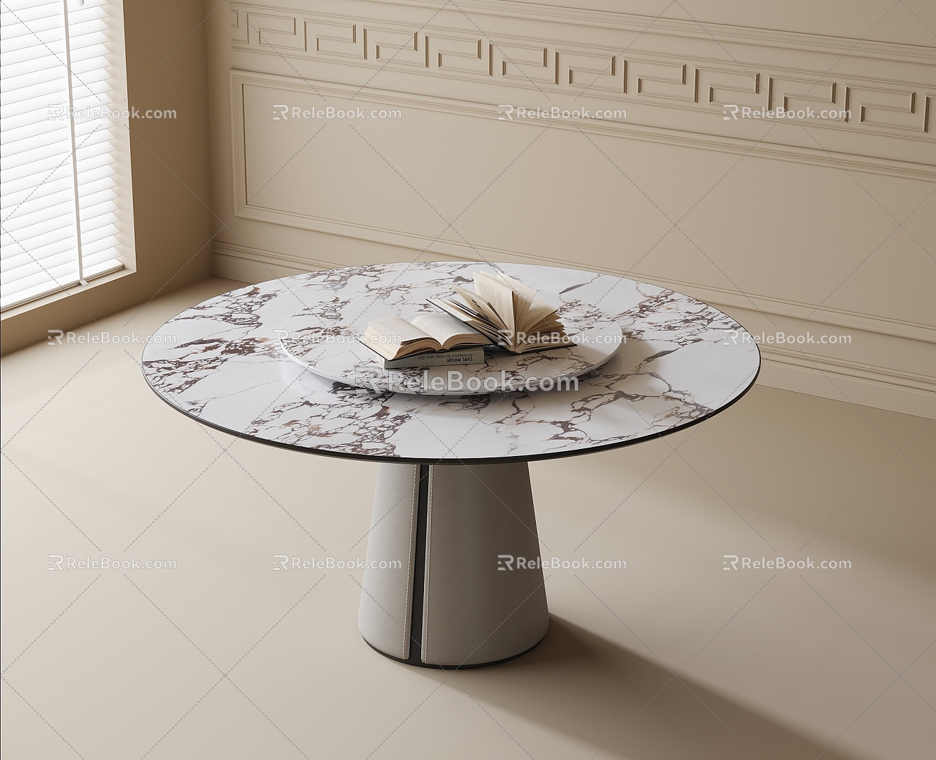 Round table 3d model