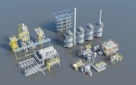 Industrial Equipment 3d model