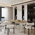 Modern Open Plan Living And Dining Room With Floor To Ceiling Windows Overlooking City View