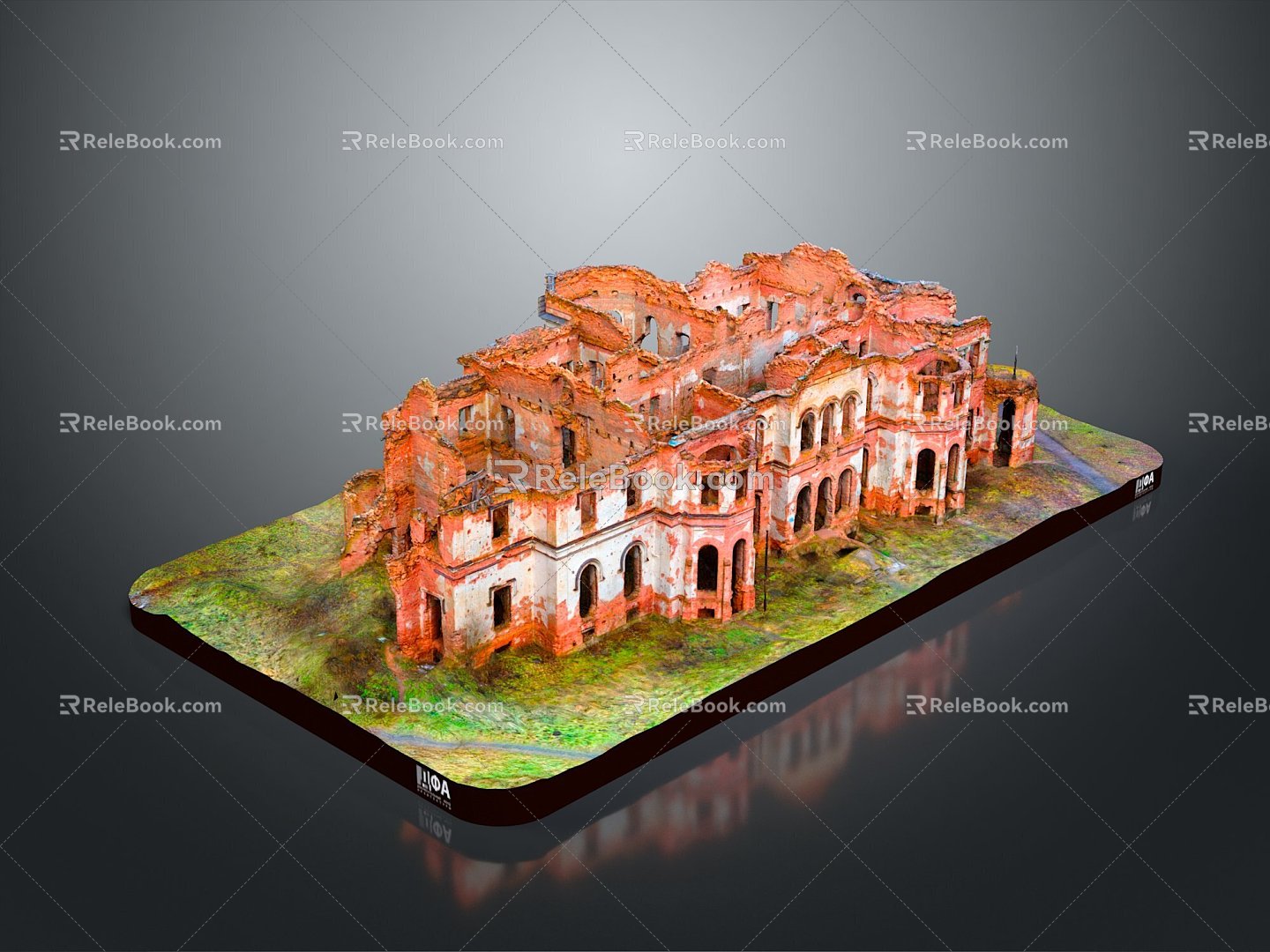 Monuments Sites Sites Sites Ruins Castle Fortress Ancient Castle Ancient Ruins Realistic 3d model