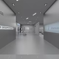 Modern Meeting Room Interior With White Chairs And Geometric Skylight Design