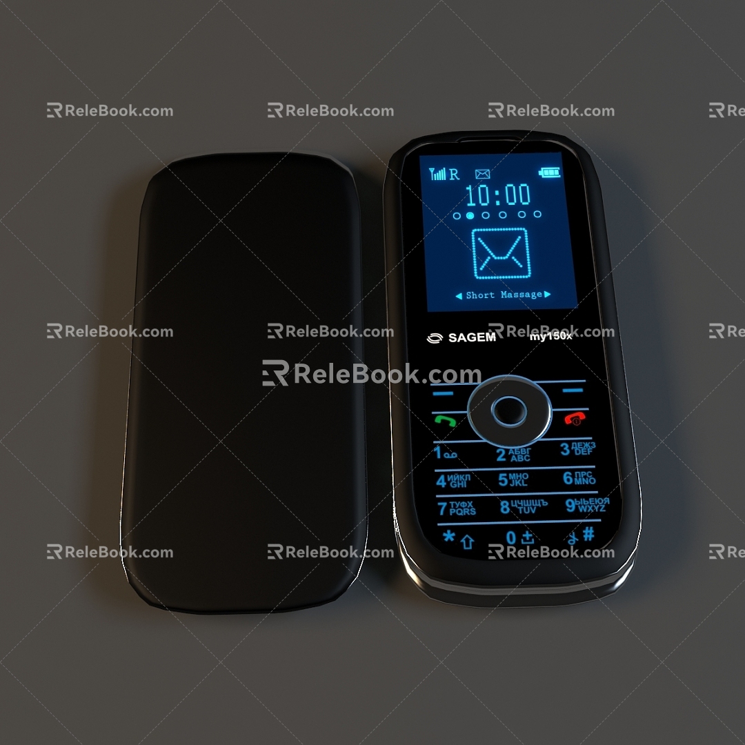 Mobile phone communication equipment telephone elderly machine 3d model