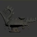 Kerosene Lamp Vintage Oil Lamp Vintage Kerosene Lamp Oil Lamp Gasoline Lamp Miner's Lamp Medieval Miner's Lamp Vintage Miner's Lamp 3d model