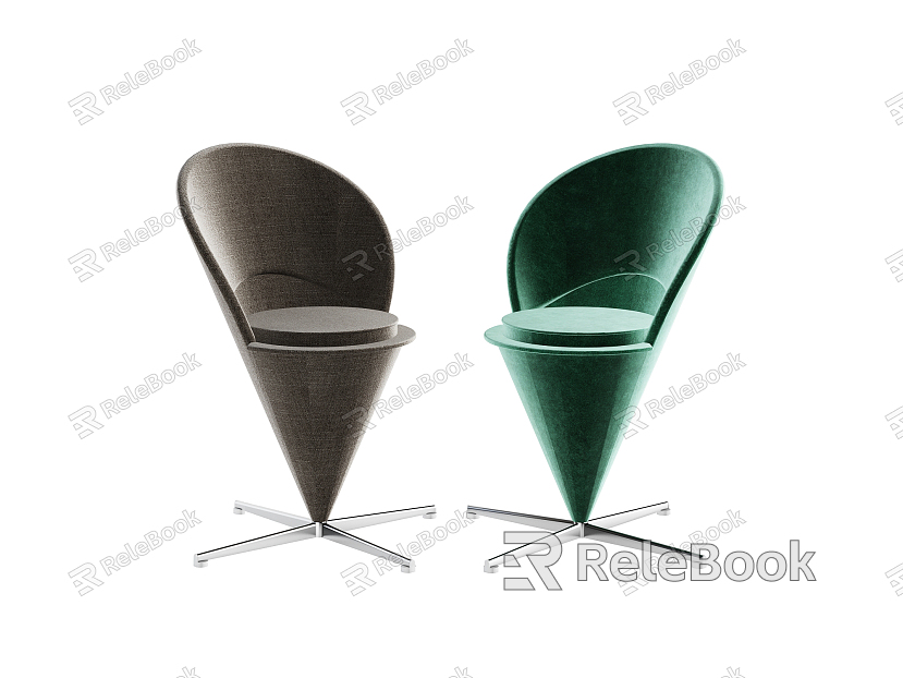 Modern single chair seat model