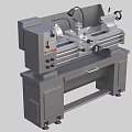 CNC lathe processing equipment 3d model