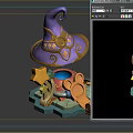Modern Hat Magic Hat 3d model